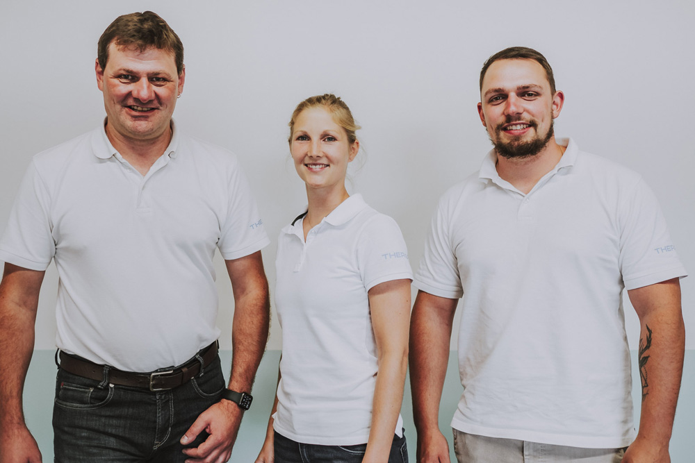 Im Bild von links nach rechts: Rainer Schmid, Svenja Beer und Martin Schenk